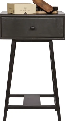 WOOOD Beistelltisch »Skybox aus Mangoholz mit Schublade, farbig lackiert, 40x30x70 cm« Schublade Innenmaß 34x24x9,5 cm, Holz farbig behandelt