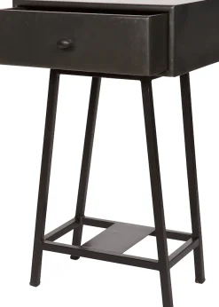 WOOOD Beistelltisch »Skybox aus Mangoholz mit Schublade, farbig lackiert, 40x30x70 cm« Schublade Innenmaß 34x24x9,5 cm, Holz farbig behandelt