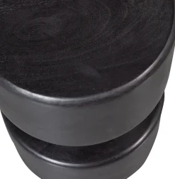 WOOOD Beistelltisch »Tuve aus lackiertem MDF, zylindrische Form Ø30x45 cm« Pressholzfaserplatte schutzlackiert, glatte gleichmäßige Oberfläche