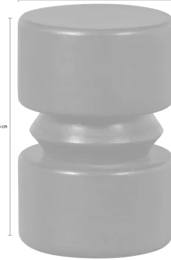 WOOOD Beistelltisch »Tuve aus lackiertem MDF, zylindrische Form Ø30x45 cm« Pressholzfaserplatte schutzlackiert, glatte gleichmäßige Oberfläche