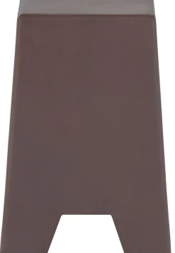 WOOOD Beistelltisch »Zina aus Fiberclay mit kompakter Form B 36 x T 36 x H 51 cm« Glasfaser-Ton-Verbund mit Betonoptik, vormontiert geliefert