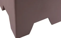 WOOOD Beistelltisch »Zina aus Fiberclay mit kompakter Form B 36 x T 36 x H 51 cm« Glasfaser-Ton-Verbund mit Betonoptik, vormontiert geliefert