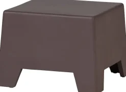 WOOOD Beistelltisch »Zina aus Fiberclay in breiter Ausführung B 50 x T 50 x H 36 cm« Glasfaser-Ton-Verbund mit Betonoptik, vormontiert geliefert
