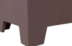 WOOOD Beistelltisch »Zina aus Fiberclay in breiter Ausführung B 50 x T 50 x H 36 cm« Glasfaser-Ton-Verbund mit Betonoptik, vormontiert geliefert