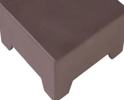 WOOOD Beistelltisch »Zina aus Fiberclay in breiter Ausführung B 50 x T 50 x H 36 cm« Glasfaser-Ton-Verbund mit Betonoptik, vormontiert geliefert