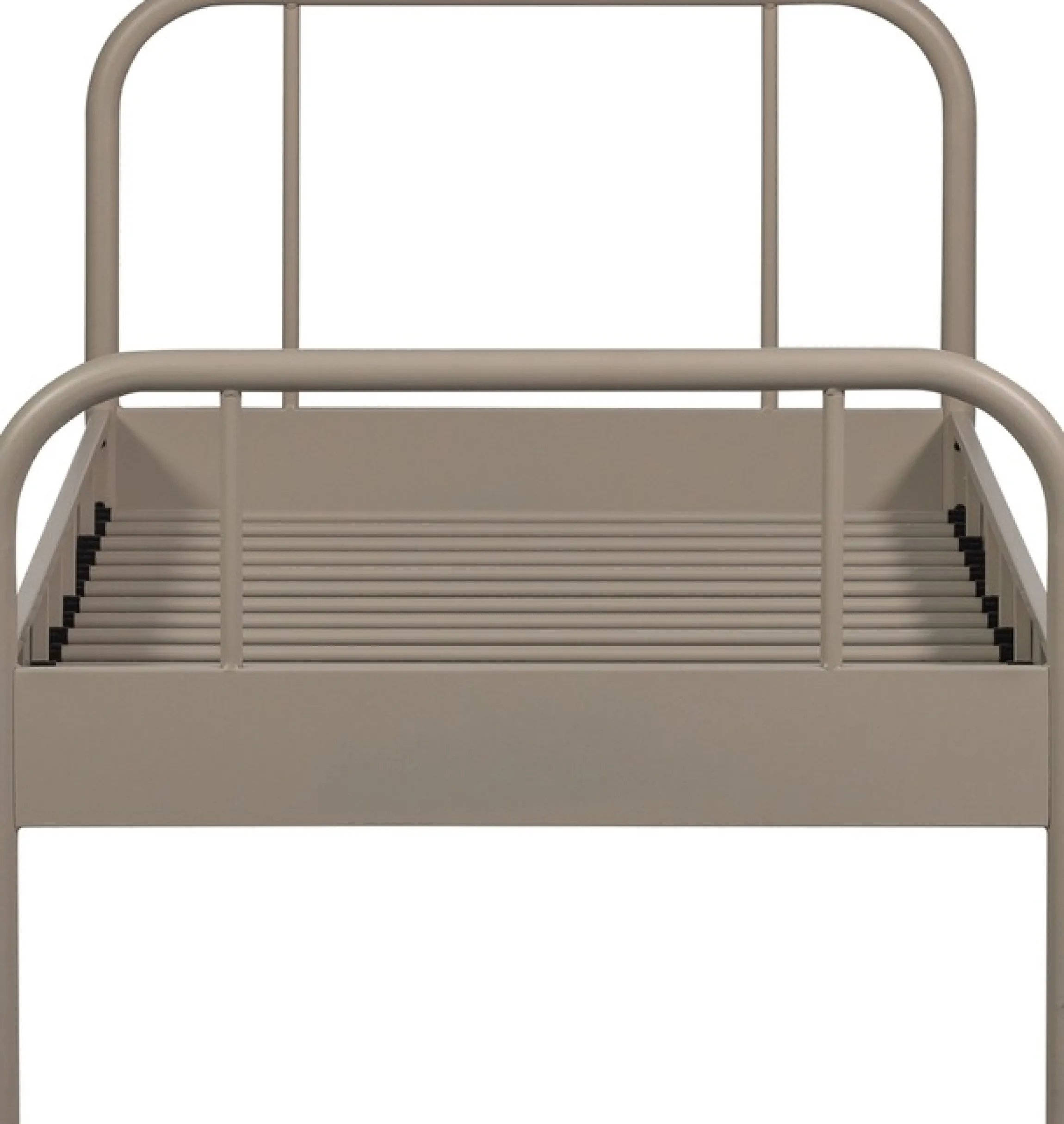 WOOOD Bettgestell »Mata Stahlrahmen pulverbeschichtet, H 90 x B 208 x T 95 cm« Matratzenmaß 90x200 cm, einfach zu montierbar, Pfleiglicht