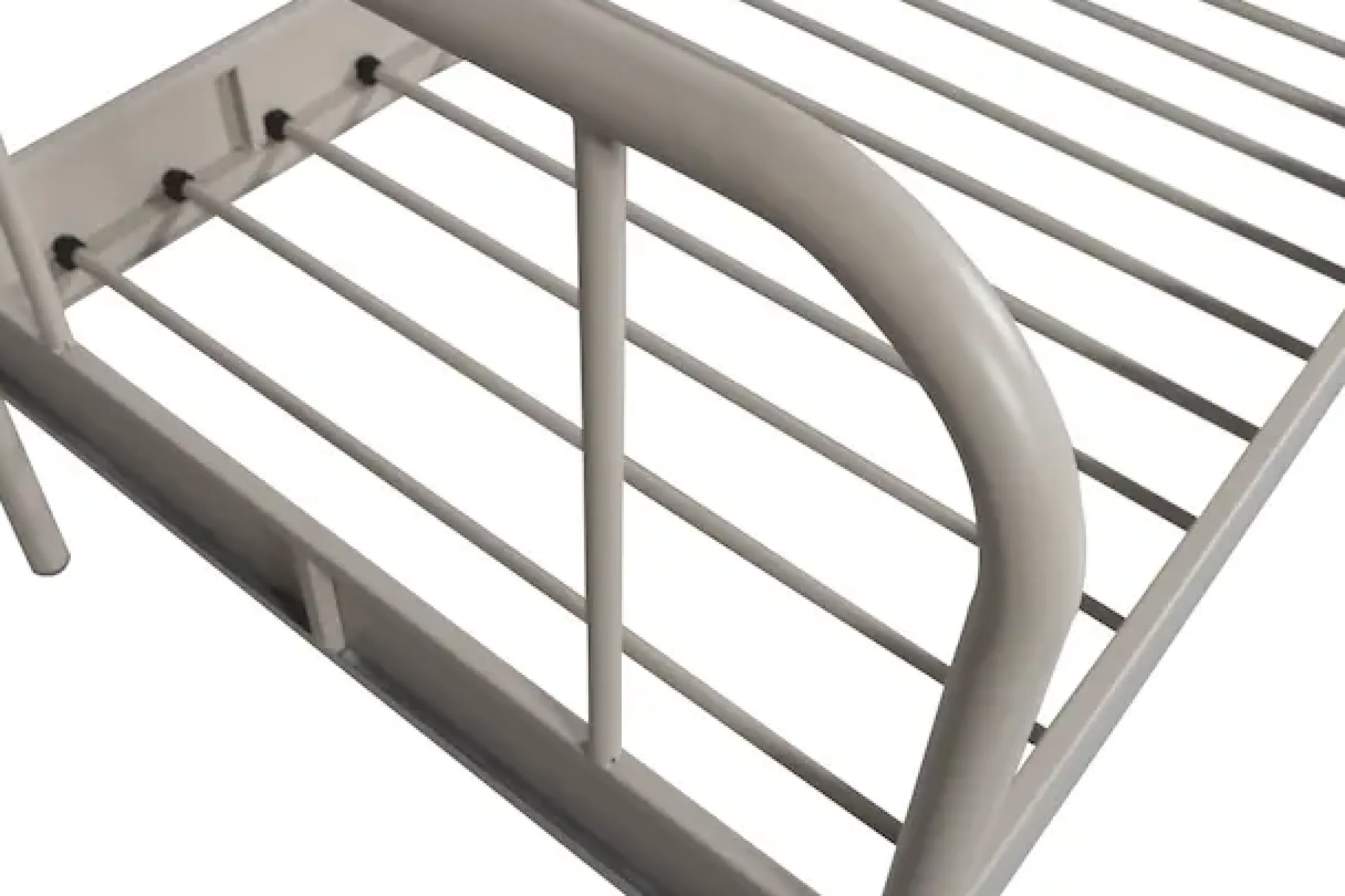 WOOOD Bettgestell »Mata Stahlrahmen pulverbeschichtet, H 90 x B 208 x T 95 cm« Matratzenmaß 90x200 cm, einfach zu montierbar, Pfleiglicht