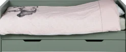 WOOOD Bettgestell »Nikki FSC®-Kiefernholz gebürstet, H 73 x B 208 x D 100 cm« Matratzenmaß 90x200 cm, Schublade optional, mit akzentuierter Maserung