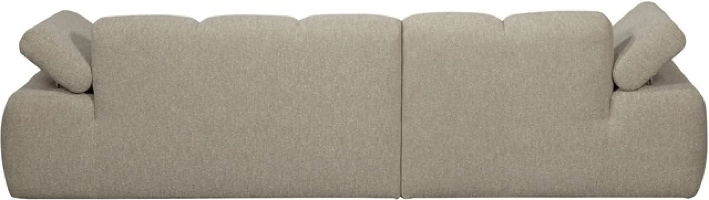 WOOOD Chaiselongue »Mojo Bouclé-Bezug mit verstellbarer Armlehne, H 74 x B 284 x T 160 cm« Tragkraft 360 kg, Maximale Verschleißfestigkeit, Pfleiglicht