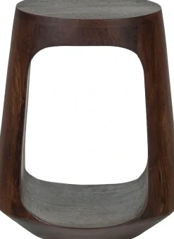 WOOOD Couchtisch »Bayo mit Massivmangoholz und organischer Form B 33 x T 33 x H 45 cm« Tragkraft 45–50 kg, ausschließlich Innenbereich, montiert geliefert