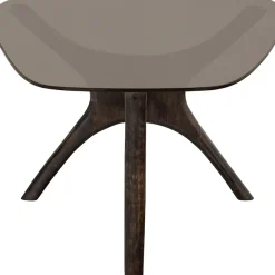 WOOOD Couchtisch »Flash mit Glasplatte und Mangoholzgestell 110x60x42 cm« Handgefertigtes Glas – leichte Unebenheiten sind herstellungsbedingt