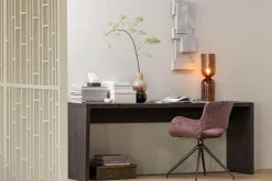 WOOOD Couchtisch »Maan MDF mit sichtbarer Holzmaserung, B 200 x T 45 x H 76 cm« Vollständig montiert geliefert, pflegeleicht, sichtbare Maserung