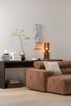 WOOOD Couchtisch »Maan MDF mit sichtbarer Holzmaserung, B 200 x T 45 x H 76 cm« Vollständig montiert geliefert, pflegeleicht, sichtbare Maserung
