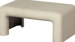 WOOOD Couchtisch »Stani 2-tlg. aus Fiberclay in Betonoptik 92x42x40 / 67x24x30 cm« Set, 2 Stk. tlg. Tragkraft 15 kg pro Einheit, nur für den Innenbereich geeignet