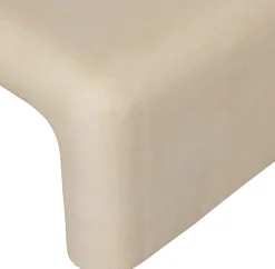 WOOOD Couchtisch »Stani 2-tlg. aus Fiberclay in Betonoptik 92x42x40 / 67x24x30 cm« Set, 2 Stk. tlg. Tragkraft 15 kg pro Einheit, nur für den Innenbereich geeignet