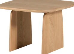 WOOOD Couchtisch »Tablo mit FSC®-Mix Eichenholz und organischer Form B60 x T60 x H40 cm« Transparente Schutzlackierung, Tragkraft 50 kg, kompakte Ausführung