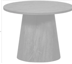 WOOOD Couchtisch »Venlo« runde Form, belastbar bis 25 kg, H 40 cm x Ø 80 cm