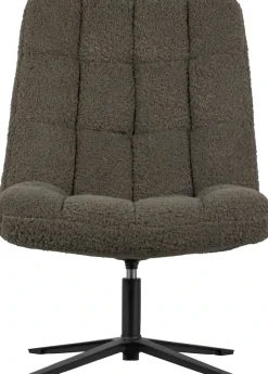 WOOOD Drehsessel »Job mit Teddy-Bezug und Drehmechanismus B 70 x T 85 x H 101 cm« Sehr hohe Verschleißfestigkeit, Tragkraft 140 kg, 360° Drehmechanismus