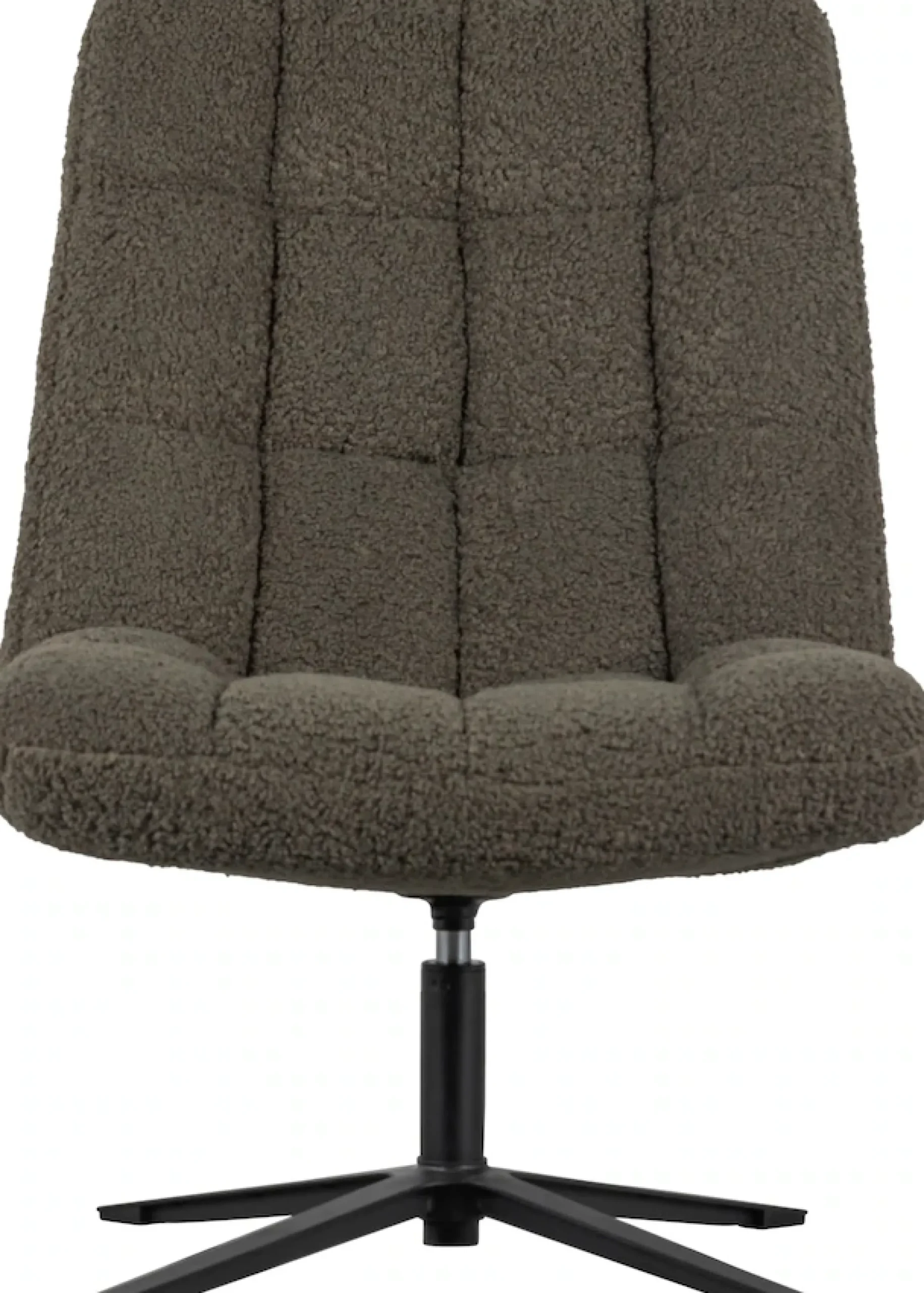 WOOOD Drehsessel »Job mit Teddy-Bezug und Drehmechanismus B 70 x T 85 x H 101 cm« Sehr hohe Verschleißfestigkeit, Tragkraft 140 kg, 360° Drehmechanismus