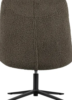 WOOOD Drehsessel »Job mit Teddy-Bezug und Drehmechanismus B 70 x T 85 x H 101 cm« Sehr hohe Verschleißfestigkeit, Tragkraft 140 kg, 360° Drehmechanismus