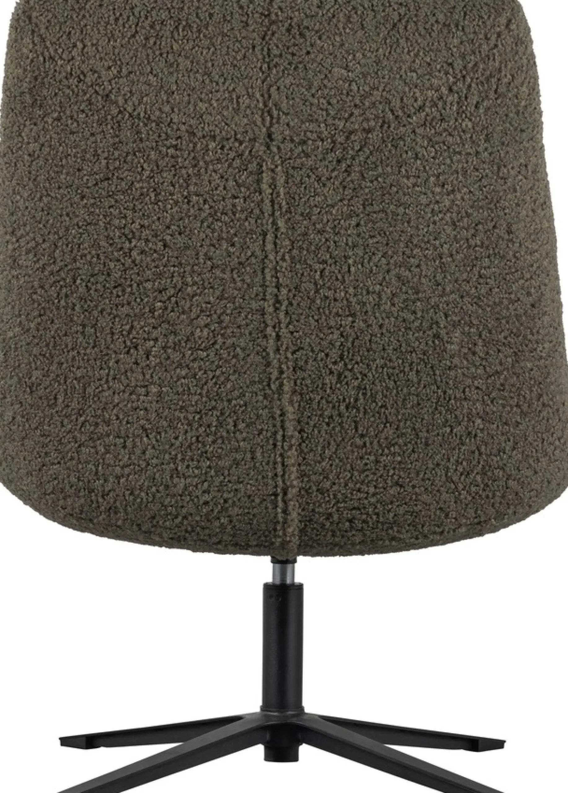 WOOOD Drehsessel »Job mit Teddy-Bezug und Drehmechanismus B 70 x T 85 x H 101 cm« Sehr hohe Verschleißfestigkeit, Tragkraft 140 kg, 360° Drehmechanismus
