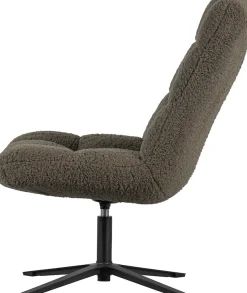 WOOOD Drehsessel »Job mit Teddy-Bezug und Drehmechanismus B 70 x T 85 x H 101 cm« Sehr hohe Verschleißfestigkeit, Tragkraft 140 kg, 360° Drehmechanismus