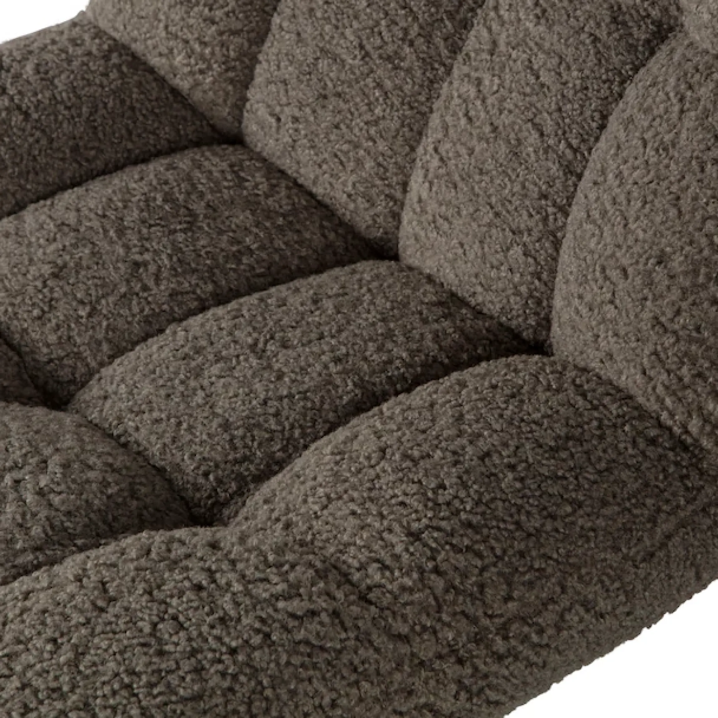 WOOOD Drehsessel »Job mit Teddy-Bezug und Drehmechanismus B 70 x T 85 x H 101 cm« Sehr hohe Verschleißfestigkeit, Tragkraft 140 kg, 360° Drehmechanismus