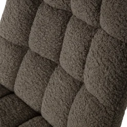 WOOOD Drehsessel »Job mit Teddy-Bezug und Drehmechanismus B 70 x T 85 x H 101 cm« Sehr hohe Verschleißfestigkeit, Tragkraft 140 kg, 360° Drehmechanismus
