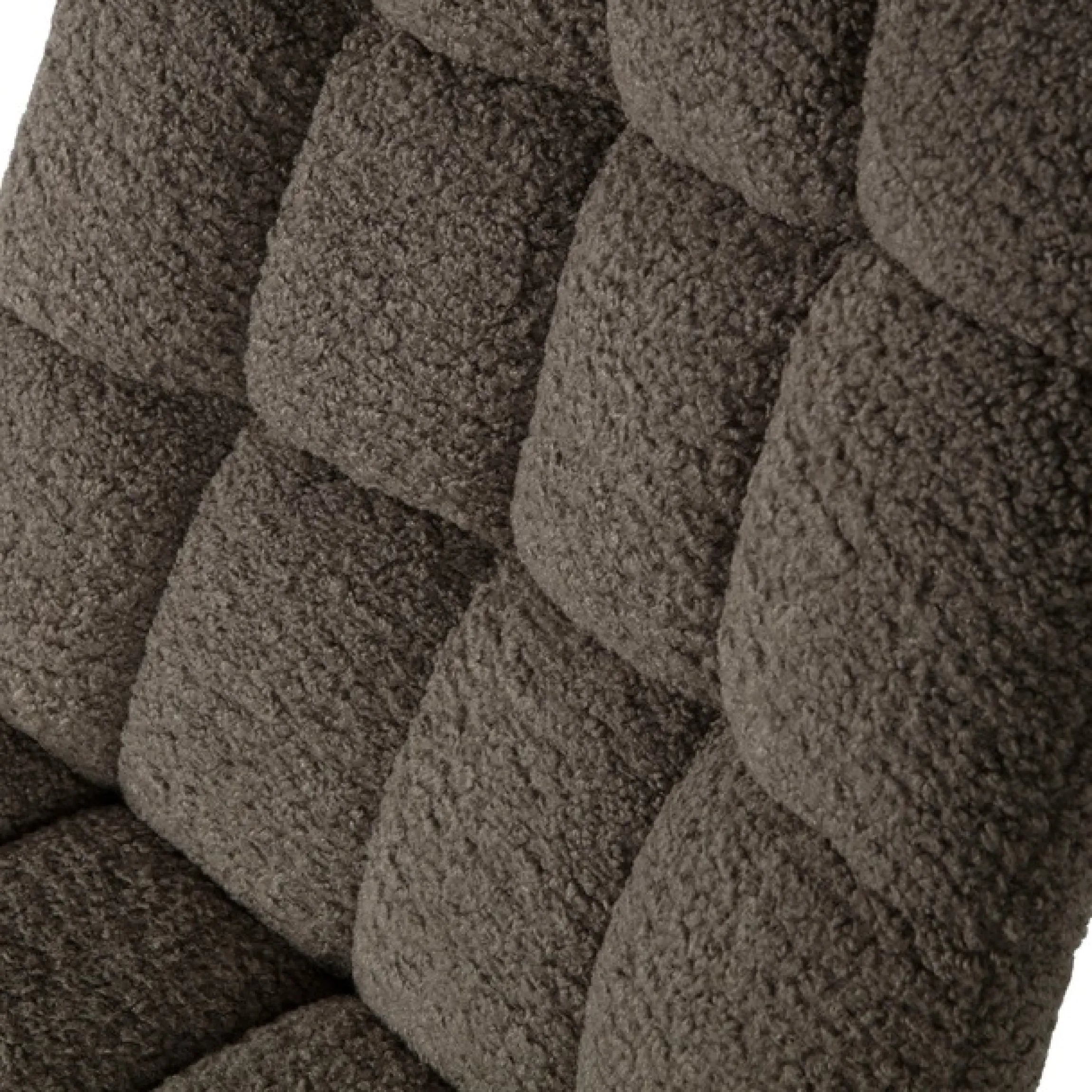 WOOOD Drehsessel »Job mit Teddy-Bezug und Drehmechanismus B 70 x T 85 x H 101 cm« Sehr hohe Verschleißfestigkeit, Tragkraft 140 kg, 360° Drehmechanismus