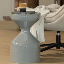 WOOOD Drehsessel »Kube mit Drehmechanismus inkl. Hocker B 74 x T 89 x H 100 cm« Newt-Chenillebezug, Hohe Verschleißfestigkeit, Tragkraft 120 kg
