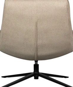 WOOOD Drehsessel »Maudi gewobener-Bezug mit metall Drehgestell H 84 x B 74 x T 86 cm« Tragkraft 100 kg, subtile Farbnuancen, Hohe Verschleißfestigkeit