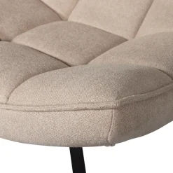 WOOOD Drehsessel »Maudi gewobener-Bezug mit metall Drehgestell H 84 x B 74 x T 86 cm« Tragkraft 100 kg, subtile Farbnuancen, Hohe Verschleißfestigkeit