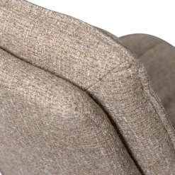 WOOOD Drehsessel »Milaro mit Fling-Melange-Bezug und Drehmechanismus B75 x T94 x H88 cm« Tragkraft 120 kg, Hohe Verschleißfestigkeit, mittlere Sitzhöhe