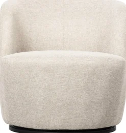 WOOOD Drehsessel »Serra Mischgewebe Bezug mit Drehmechanismus H 68 x B 70 x T 77 cm« Geringe Verschleißfestigkeit, Tragkraft 120 kg, vollständig montiert