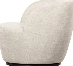 WOOOD Drehsessel »Serra Mischgewebe Bezug mit Drehmechanismus H 68 x B 70 x T 77 cm« Geringe Verschleißfestigkeit, Tragkraft 120 kg, vollständig montiert