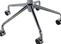 WOOOD Drehstuhl »Kova mit Rippenstoff-Bezug höhenverstellbar, B 54 x T 60 x H 87 cm« () Drehbar, Hohe Verschleißfestigkeit, Tragkraft 125 kg