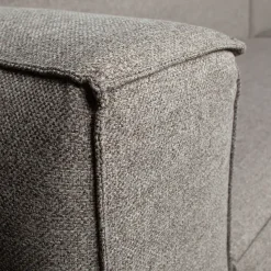 WOOOD Ecksofa »Bean Mischgewebe wasserabweisend mit Kissen H 73 x B 305 x T 175/96 cm« Links, Tragkraft 100 kg pro Sitzplatz, Gute Verschleißfestigkeit