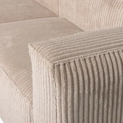 WOOOD Ecksofa »Bean Ripsbezug vollständig bezogen, H 73 x B 254 x T 175 cm« Links, Tragkraft 100 kg pro Sitzplatz, Gute Verschleißfestigkeit
