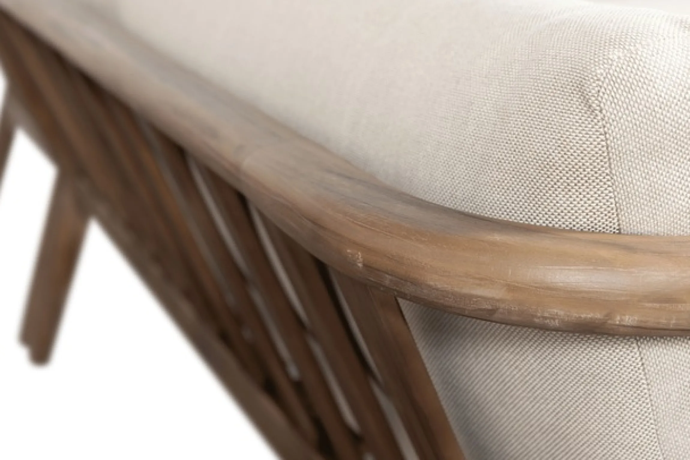 WOOOD Ecksofa »Biam Akazienholz mit Kissen und Eckaufbau H 67 x B 227 x T 227 cm« Tragkraft 500 kg, natürliche Holzöle für Wasserabweisung, pfleigleicht