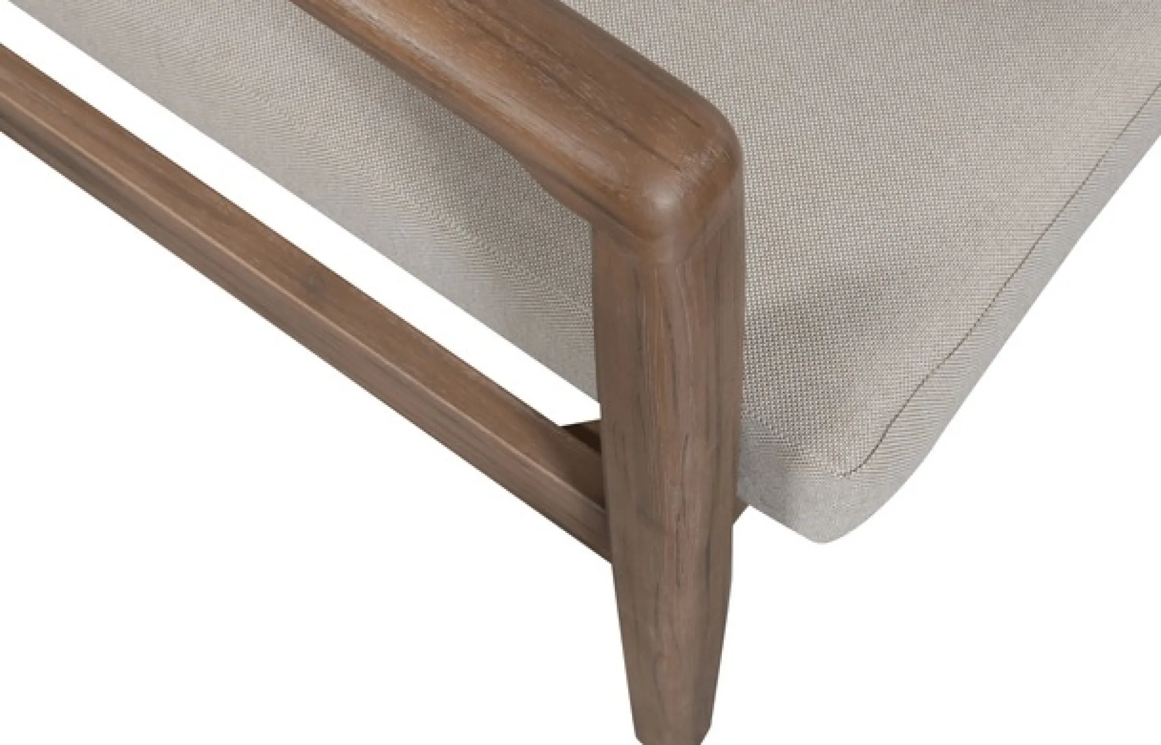 WOOOD Ecksofa »Biam Akazienholz mit Kissen und Eckaufbau H 67 x B 227 x T 227 cm« Tragkraft 500 kg, natürliche Holzöle für Wasserabweisung, pfleigleicht