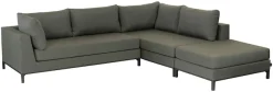 WOOOD Ecksofa »Sicilié Aluminiumgestell Dyed Acrylic-Stoff, H 60 x B 246 x D 262 cm« Tragkraft 500 kg gesamt, UV-beständig und chlorwasserbeständig