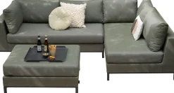 WOOOD Ecksofa »Sicilié Aluminiumgestell Dyed Acrylic-Stoff, H 60 x B 246 x D 262 cm« Tragkraft 500 kg gesamt, UV-beständig und chlorwasserbeständig