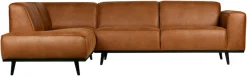 WOOOD Ecksofa »Statement, Sofa auf Birke-Gestell, mit Bonell- und Wellenfederung« frei im Raum stellbar, H 77 x B 274 x T 210 cm