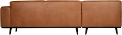 WOOOD Ecksofa »Statement, Sofa auf Birke-Gestell, mit Bonell- und Wellenfederung« frei im Raum stellbar, H 77 x B 274 x T 210 cm