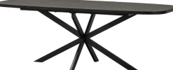 WOOOD Esstisch »Arros MDF Lackiert Ausziehbar, B 220 x T 90 x H 75 cm« Ovale Form, Tragkraft Mittelteil 100 kg, sichtbare Maserung
