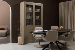 WOOOD Esstisch »Arros MDF Lackiert Ausziehbar, B 220 x T 90 x H 75 cm« Ovale Form, Tragkraft Mittelteil 100 kg, sichtbare Maserung