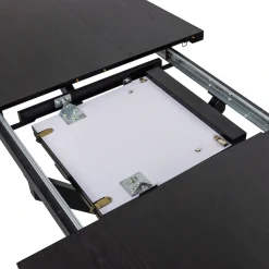 WOOOD Esstisch »Arros MDF Lackiert Ausziehbar, B 220 x T 90 x H 75 cm« Ovale Form, Tragkraft Mittelteil 100 kg, sichtbare Maserung