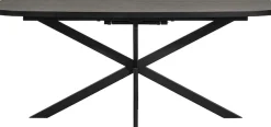WOOOD Esstisch »Arros MDF Lackiert Ausziehbar, B 220 x T 90 x H 75 cm« Ovale Form, Tragkraft Mittelteil 100 kg, sichtbare Maserung