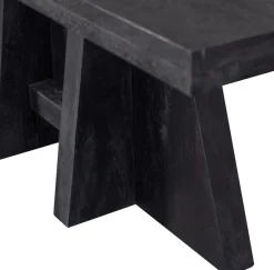 WOOOD Esstisch »Kean Mangoholz mit markanten Standbeinen, H 75 x B 220 x T 100 cm« Tragkraft 150 kg, ingeniöse Verbindungstechnik, pfleigleicht