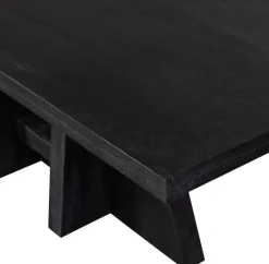 WOOOD Esstisch »Kean Mangoholz mit markanten Standbeinen, H 75 x B 220 x T 100 cm« Tragkraft 150 kg, ingeniöse Verbindungstechnik, pfleigleicht